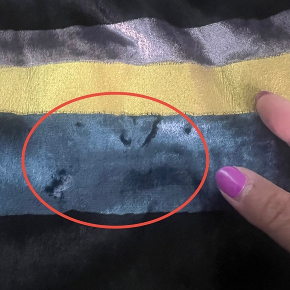 Anthropologie Women Wolven 8 Velvet Metallic Mini Dress Whimsigoth Fairy Grunge - Picture 3 of 16